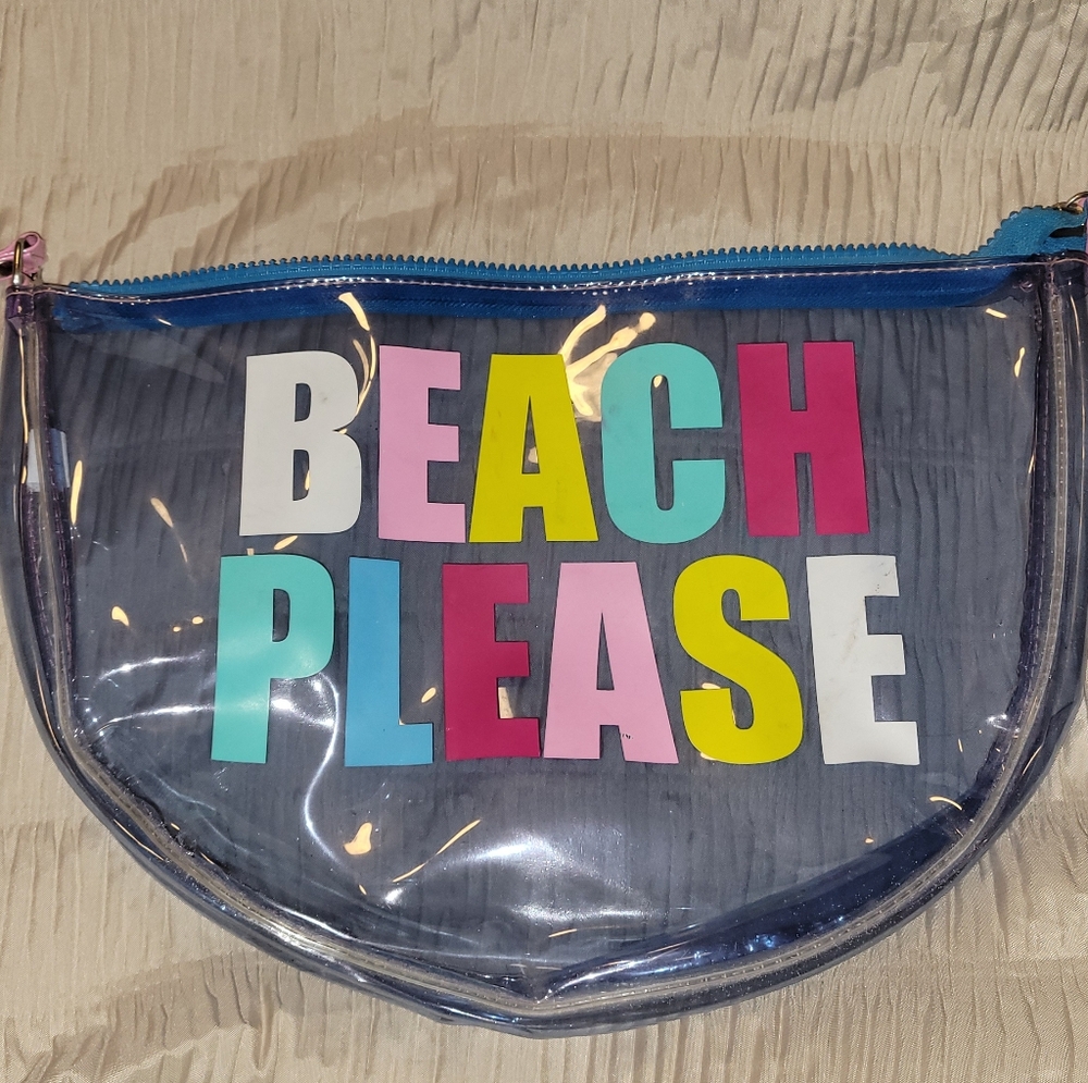 Colorful Transparent Beach Pouch